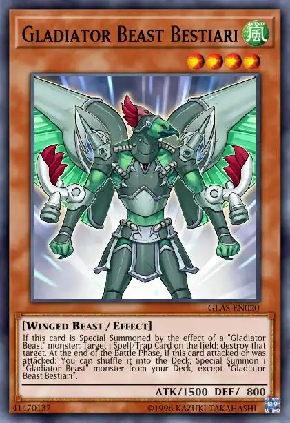 Edison Rulings for Gladiator Beast Bestiari